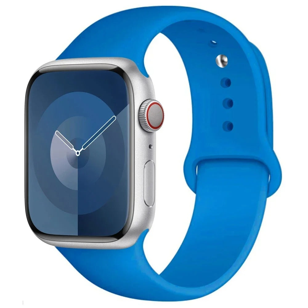 Silicone Band For Apple Watch strap 44mm 45mm 40mm 41mm 42-46mm 45 mm sport