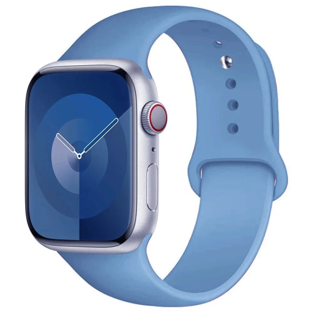 Silicone Band For Apple Watch strap 44mm 45mm 40mm 41mm 42-46mm 45 mm sport
