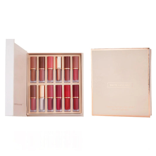 KS-ONE 12 Colors Matte Liquid Lipstick Set 2.5ml*12pcs