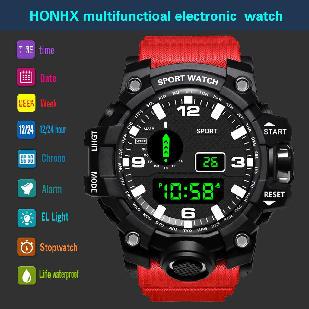 Top Collection Military Men's Digital Sports Watch For Men
