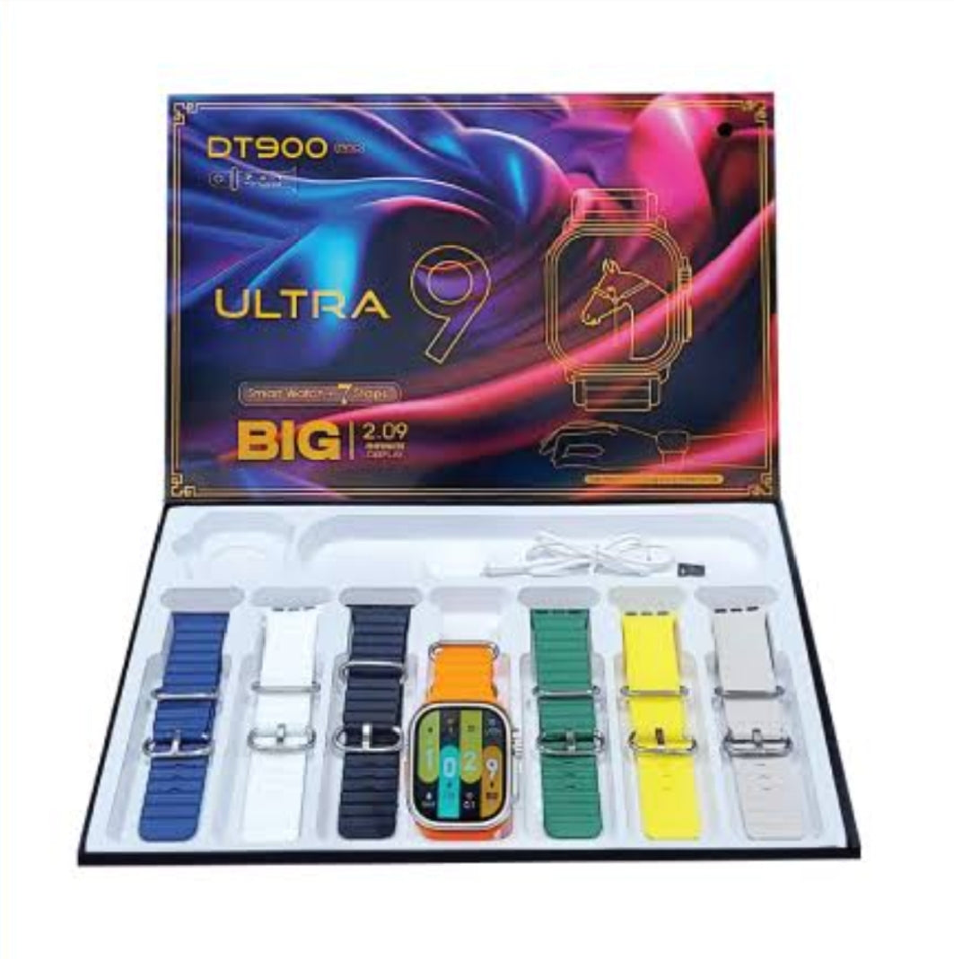 7 in 1 Ultra Smart Watch 49mm Full HD Screen Wireless Charging