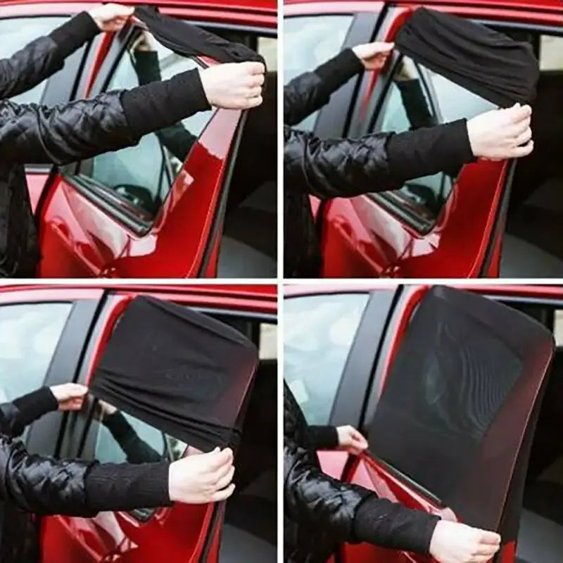 2 Pcs Car Window Cover Screen Breathable| Car Window Shade Sun Cover Window