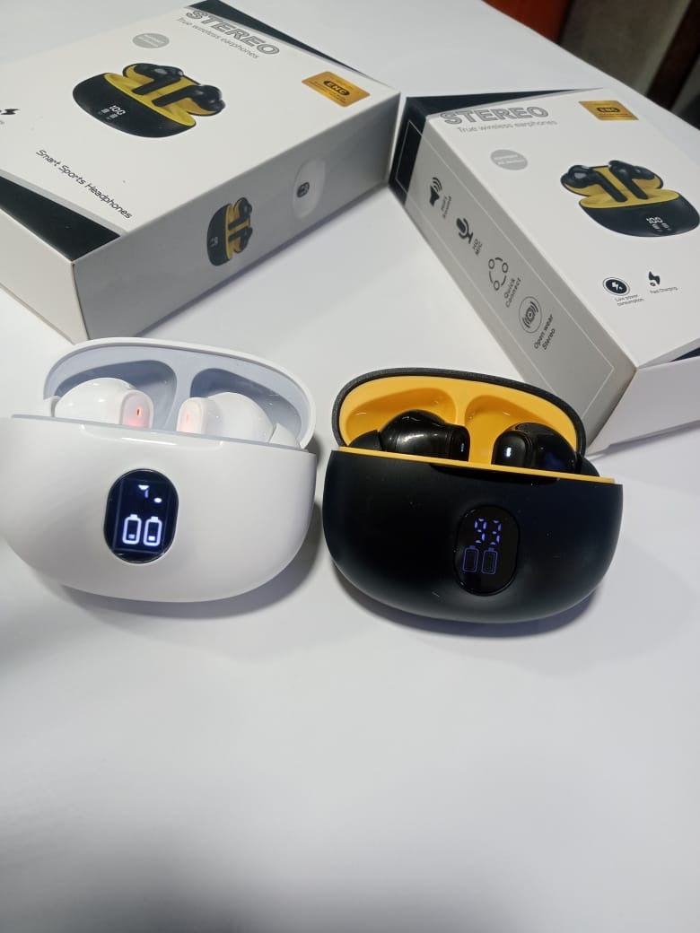 🔥 TWS Wireless Earbuds with LED Display – ENC Noise Cancellation