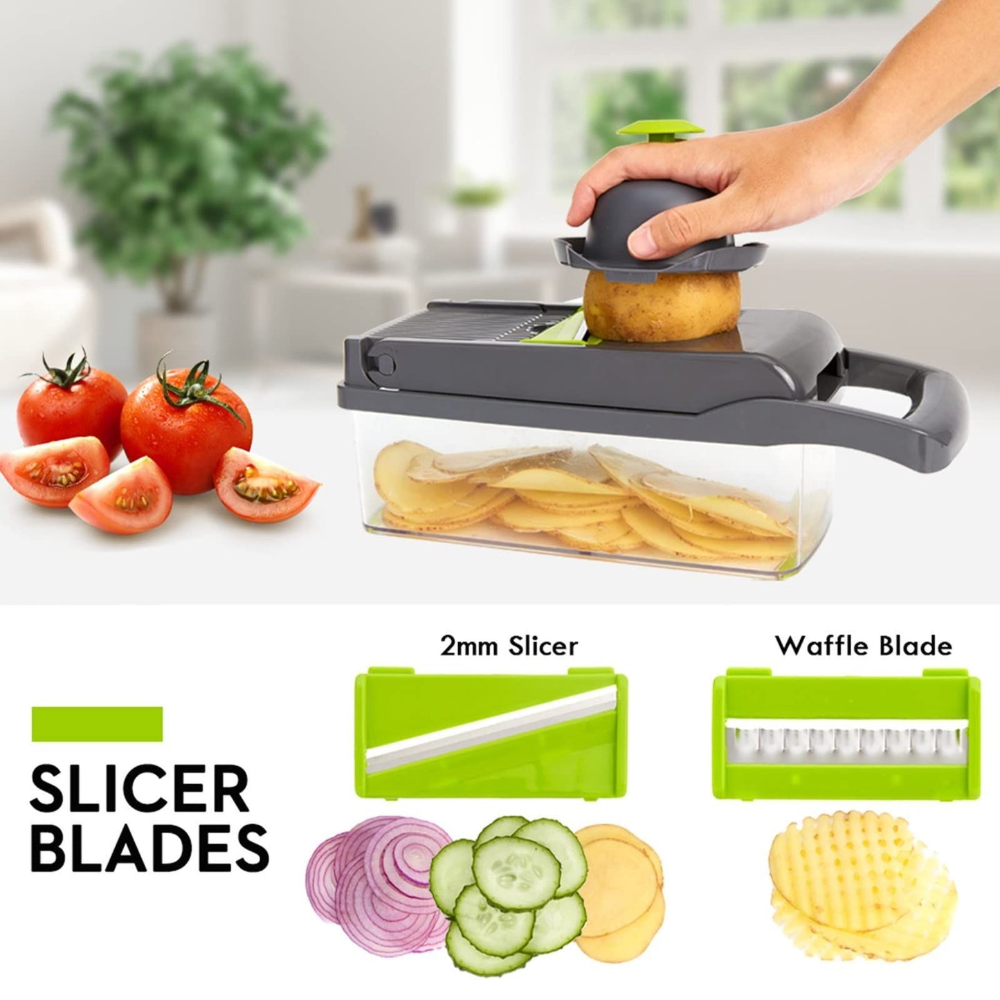 Multifunctional Vegetable Cutter  Plus Salad Vegetable & Fruit Cutter