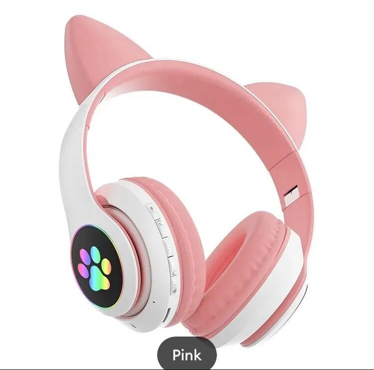New Wireless Girls Cat Headphone