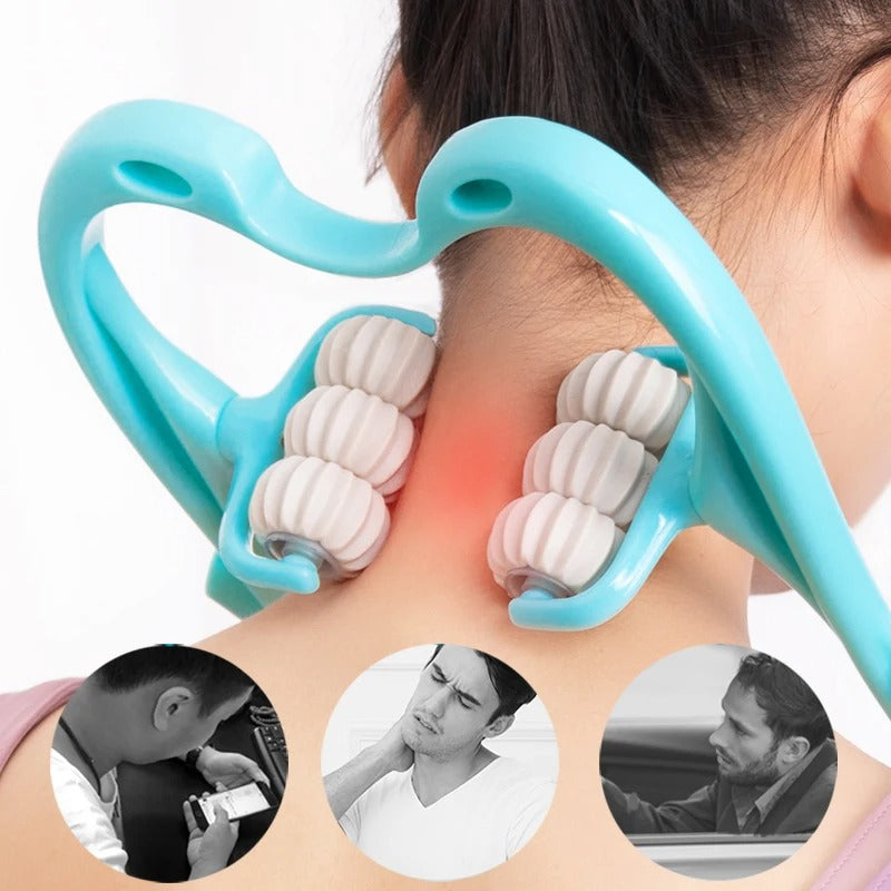 Cervical Neck Massager Six Wheel Neck Massager