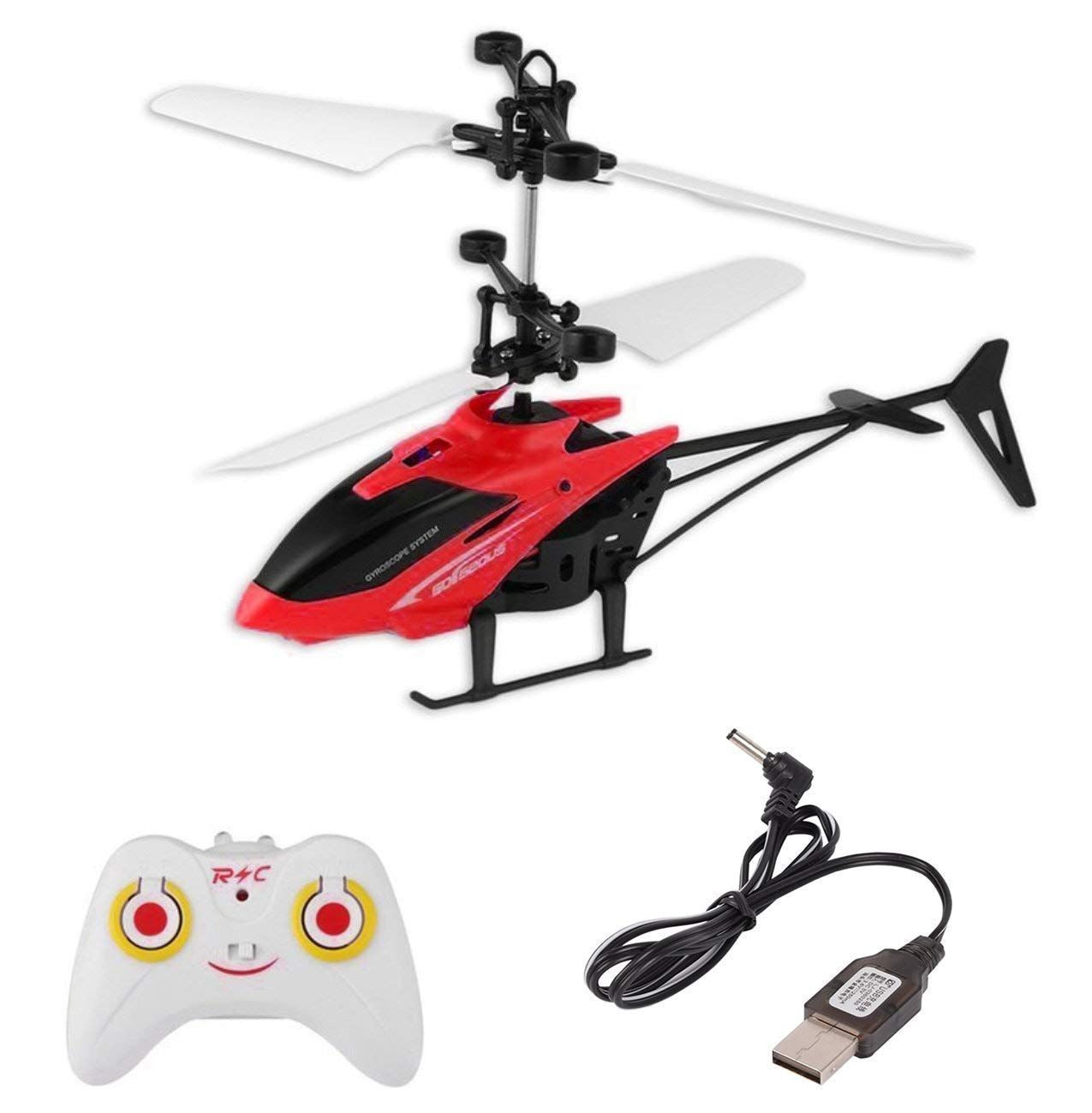 Helicopter with Radio Remote Control and Hand Sensor Charging Helicopter