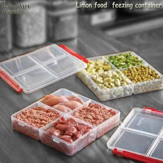 250 Grams 4 Compartment Freezer Box Storage Box ( total 1 KG )