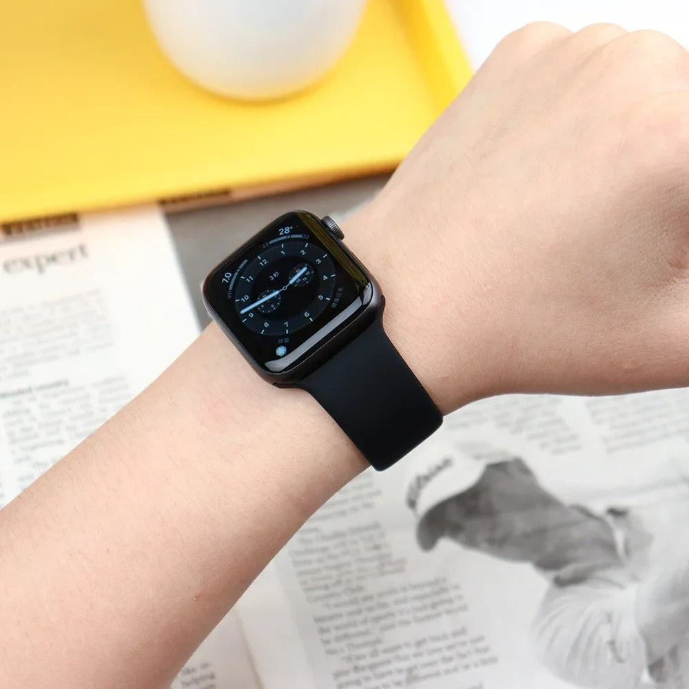 Silicone Band For Apple Watch strap 44mm 45mm 40mm 41mm 42-46mm 45 mm sport