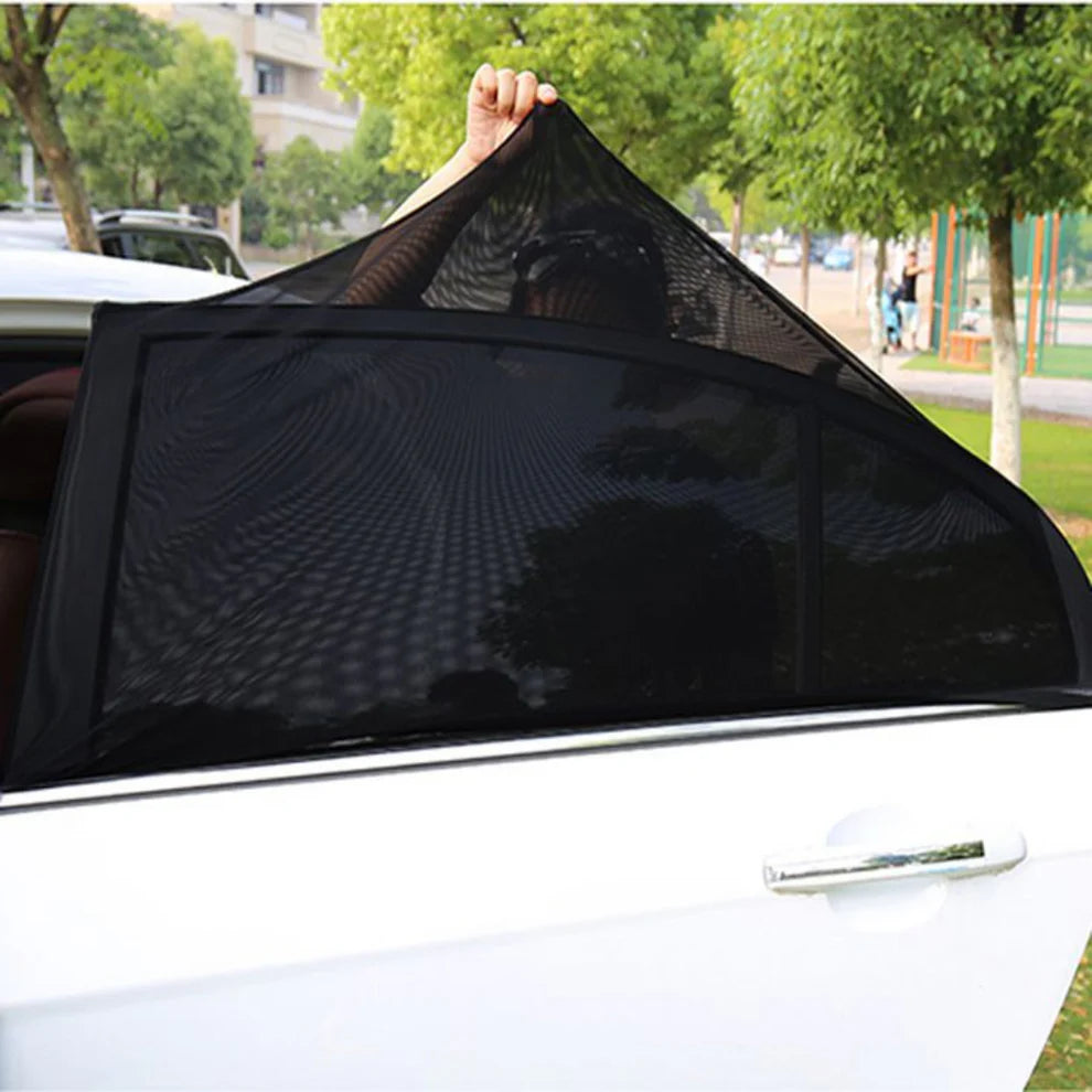 2 Pcs Car Window Cover Screen Breathable| Car Window Shade Sun Cover Window
