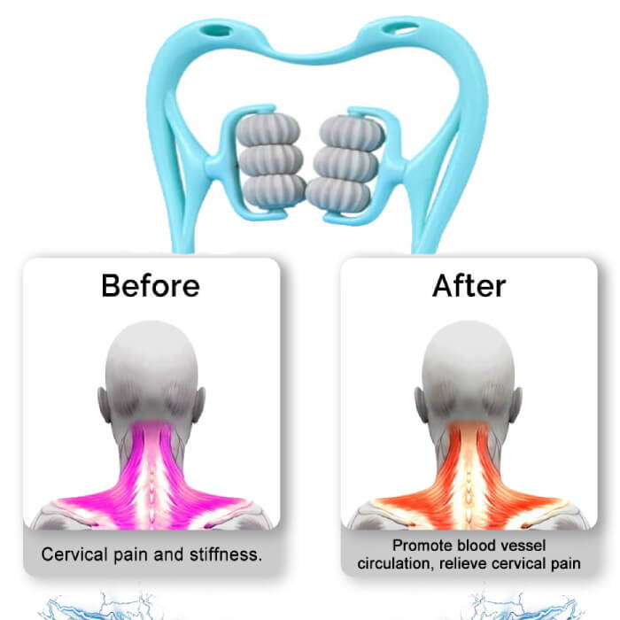 Cervical Neck Massager Six Wheel Neck Massager