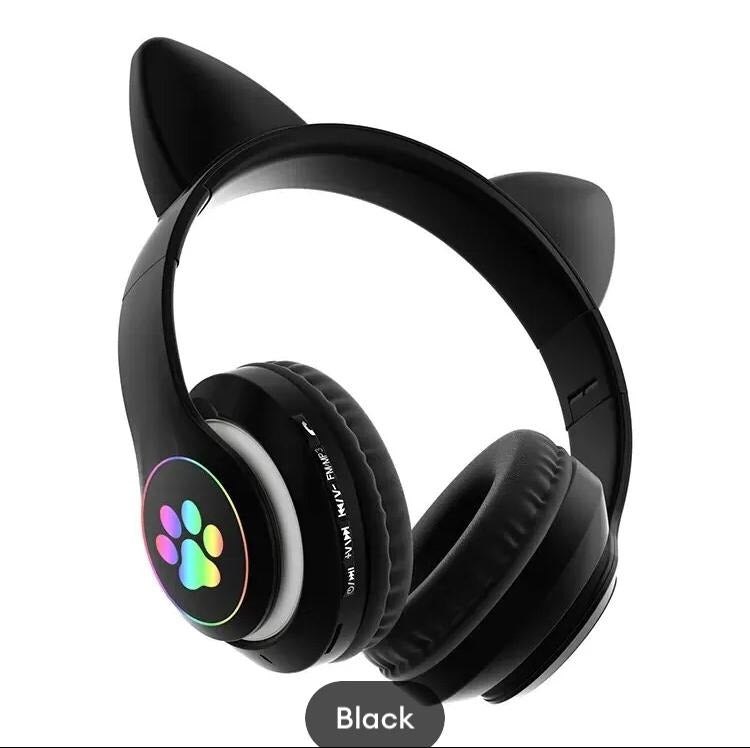 New Wireless Girls Cat Headphone