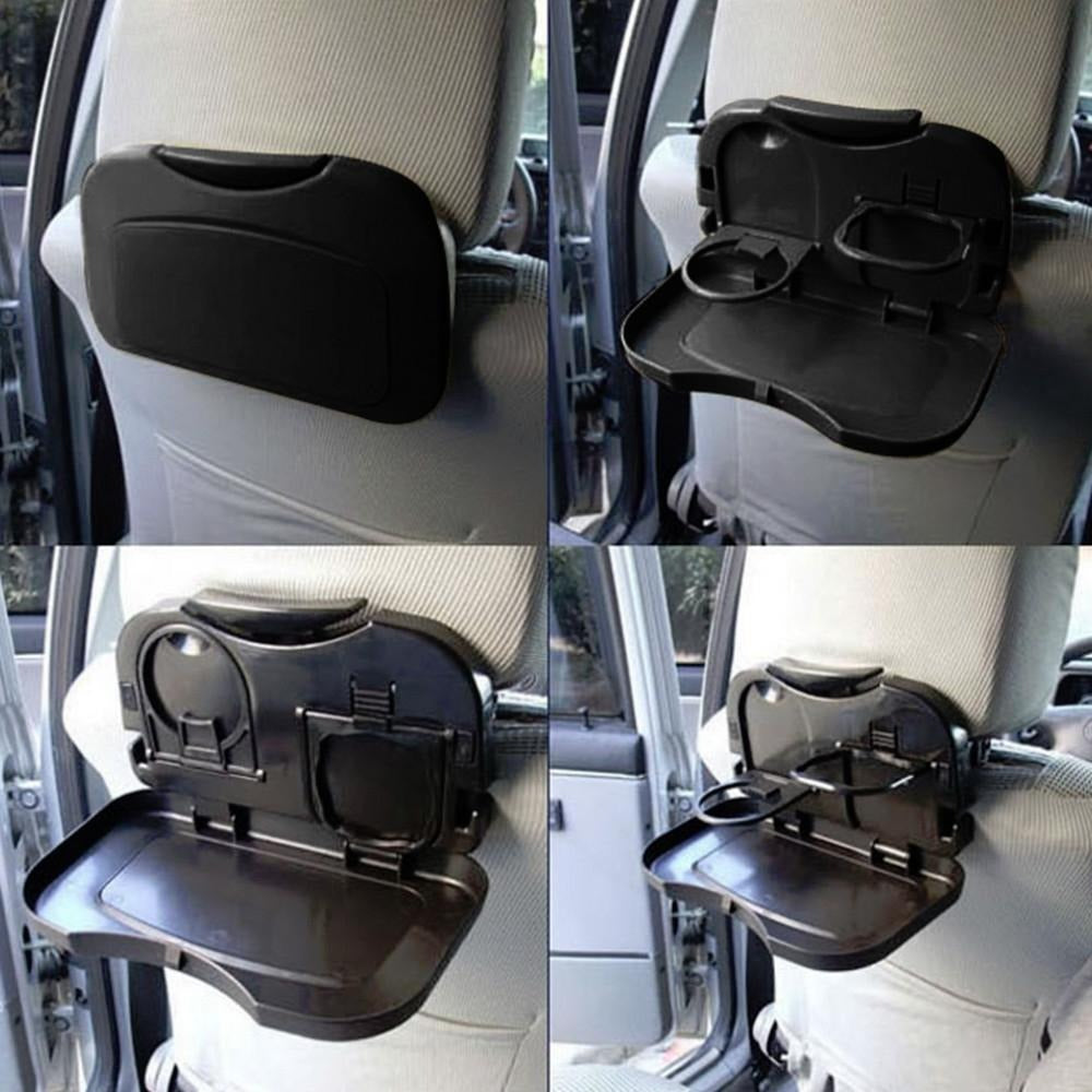 Car Foldable Food Tray Table - Black