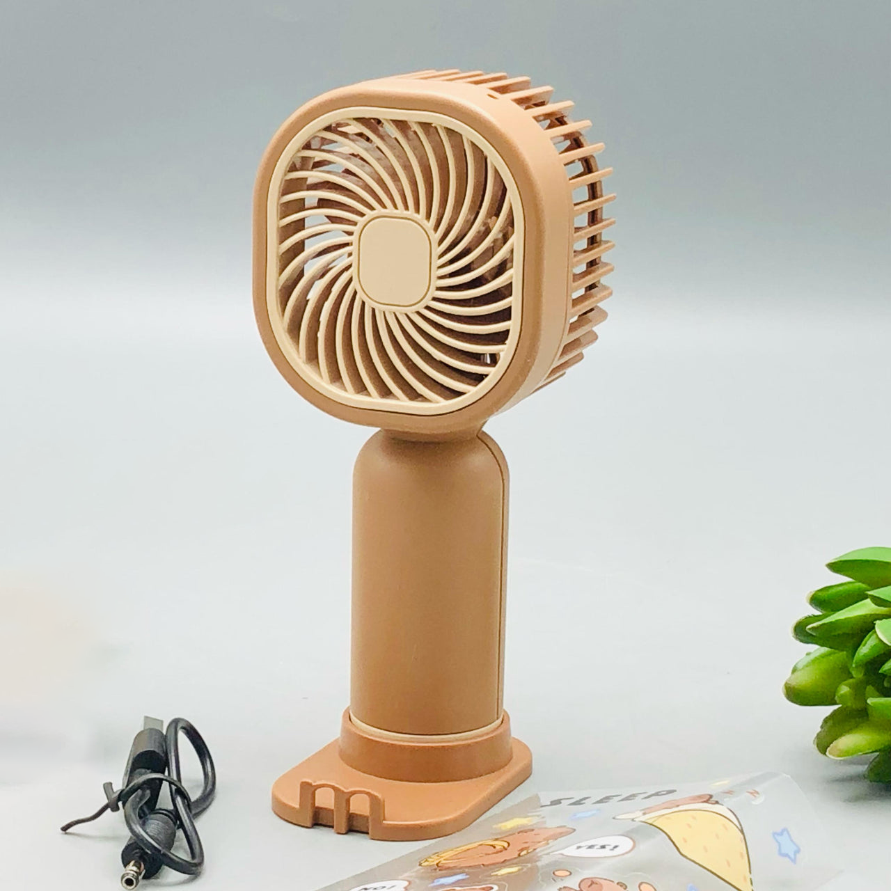 Mini Portable USB Rechargeable Hand Held Fan