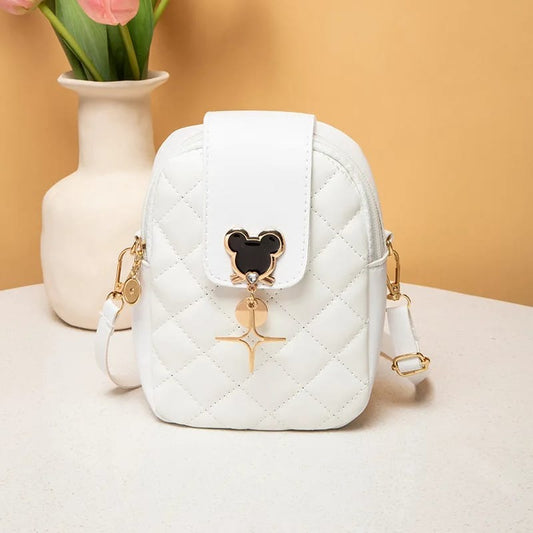 PU Leather Bucket Shoulder Bag for Women