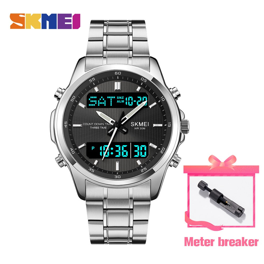 SKMEI Men Electronic Watch Dual Display Electronic Watch